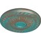Ekena Millwork Randee Ceiling Medallion (Fits Canopies up to 3 7/8"), 20"OD x 1 3/8"P, Copper Green Patina CM20HACGS - alternate 3